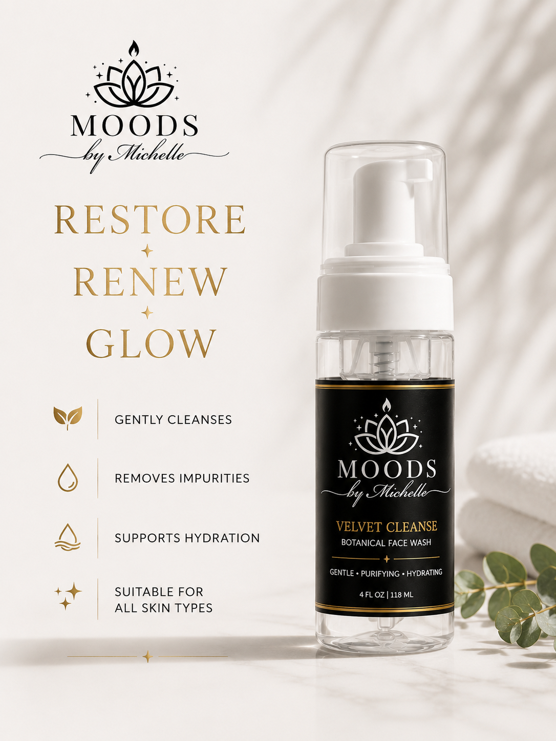 Velvet Cleanse - Botanical Face Wash