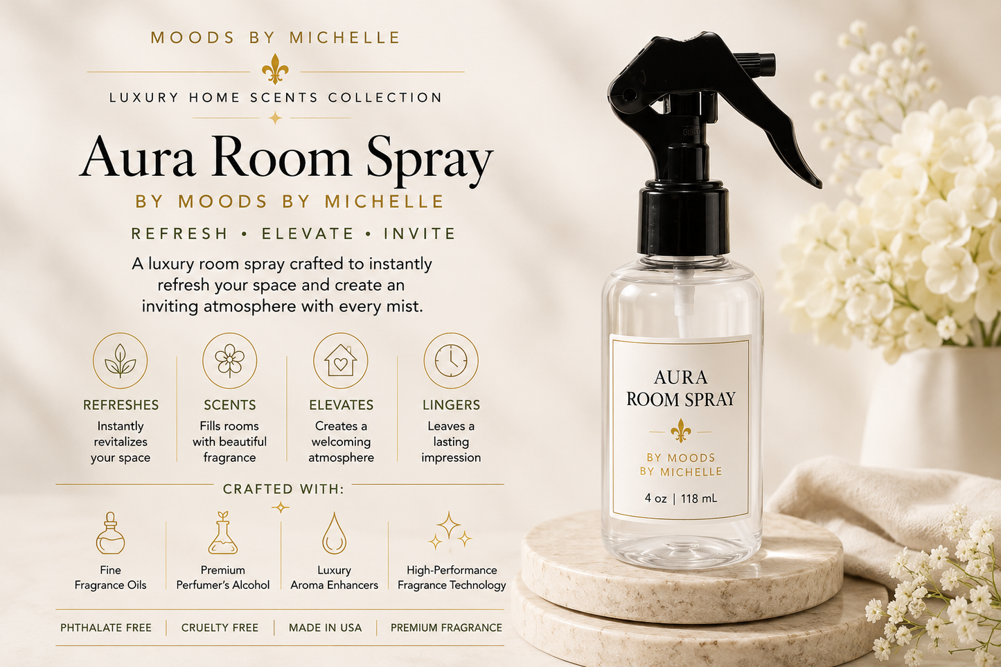 Aura Room Spray | Fresh Living Collection