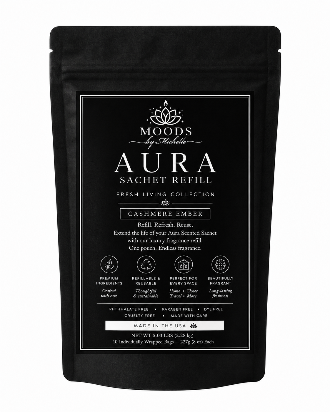 Aura Sachet Refill Fresh Living Collection