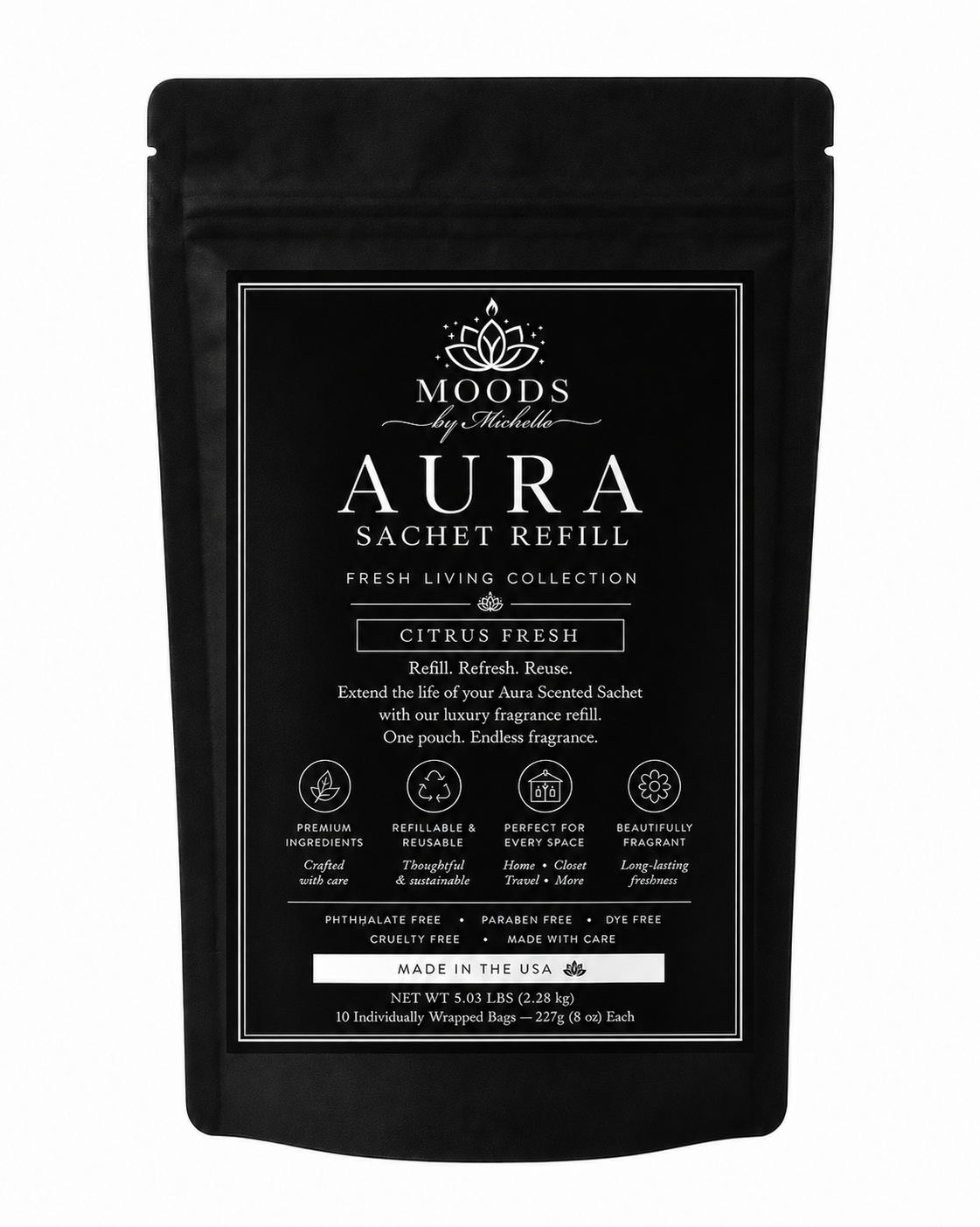 Aura Sachet Refill Fresh Living Collection