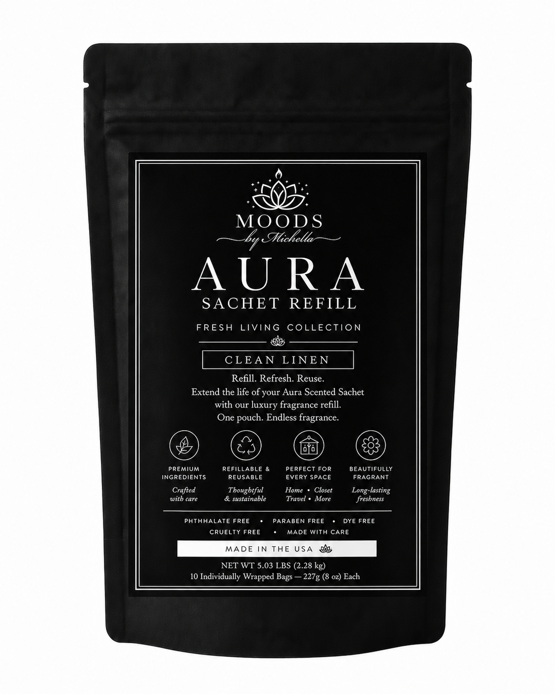 Aura Sachet Refill Fresh Living Collection
