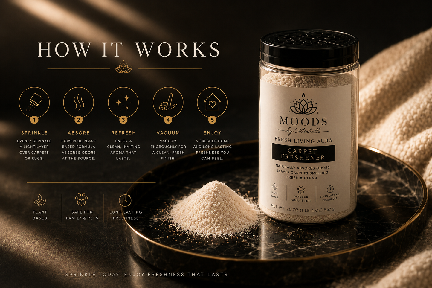 Aura Carpet Freshener Fresh Living Collection