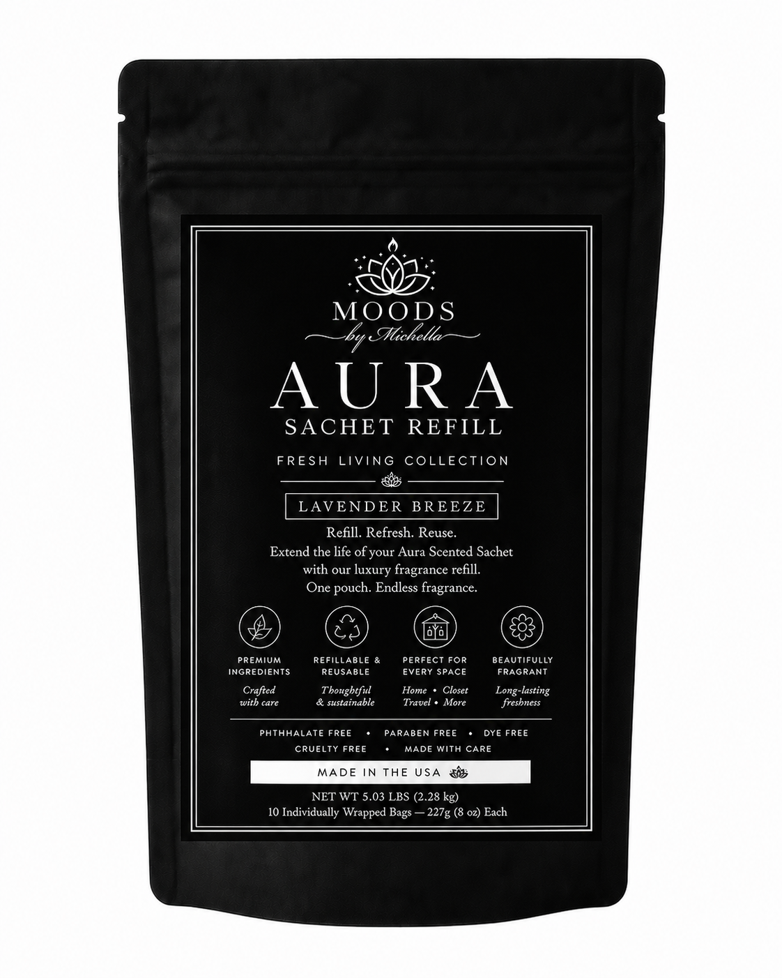 Aura Sachet Refill Fresh Living Collection