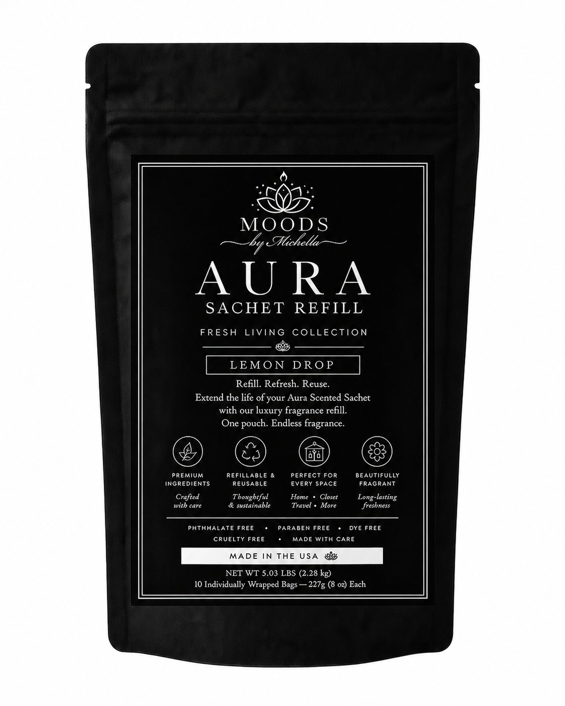 Aura Sachet Refill Fresh Living Collection
