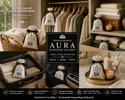 Aura Scented Sachet Fresh Living Collection