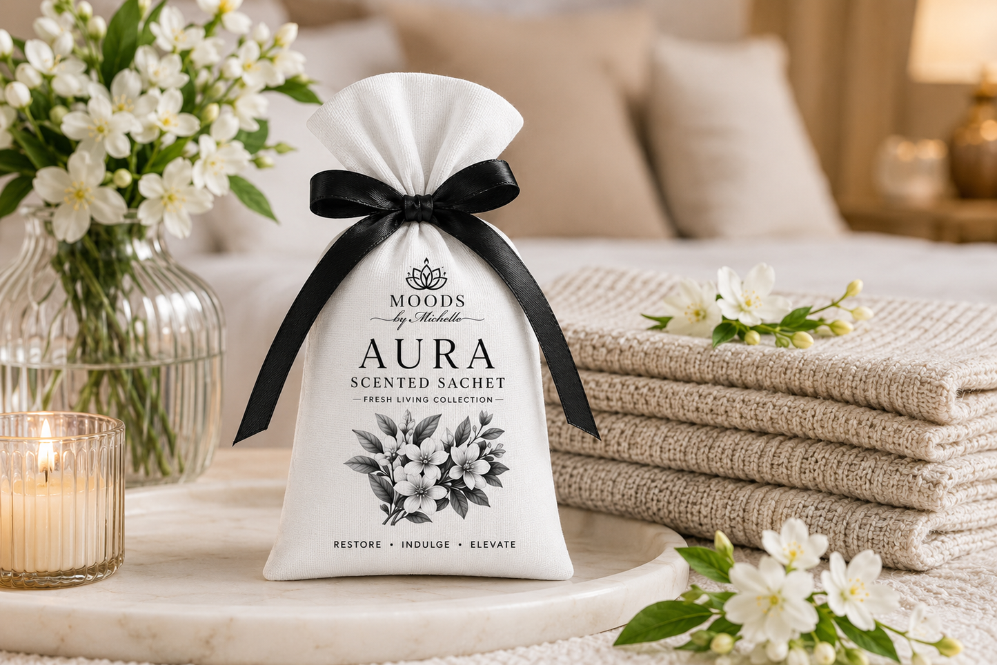 Aura Scented Sachet Fresh Living Collection