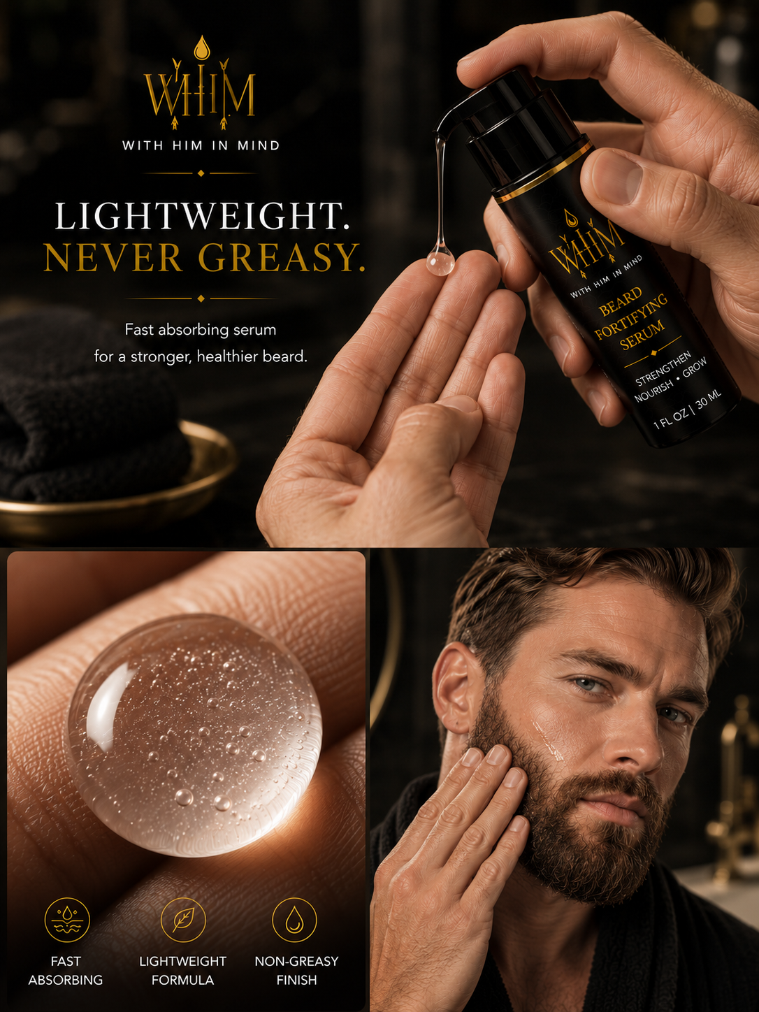 WHIM Beard Fortifying Serum
