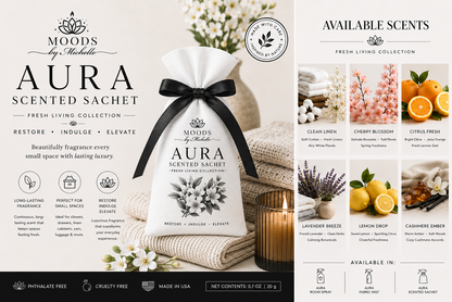 Aura Scented Sachet Fresh Living Collection