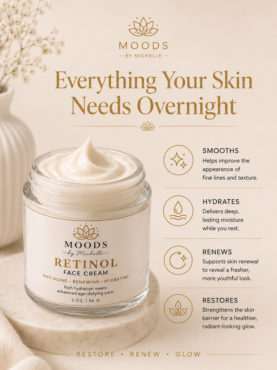 Velvet Rejuvenation - Retinol Face Cream