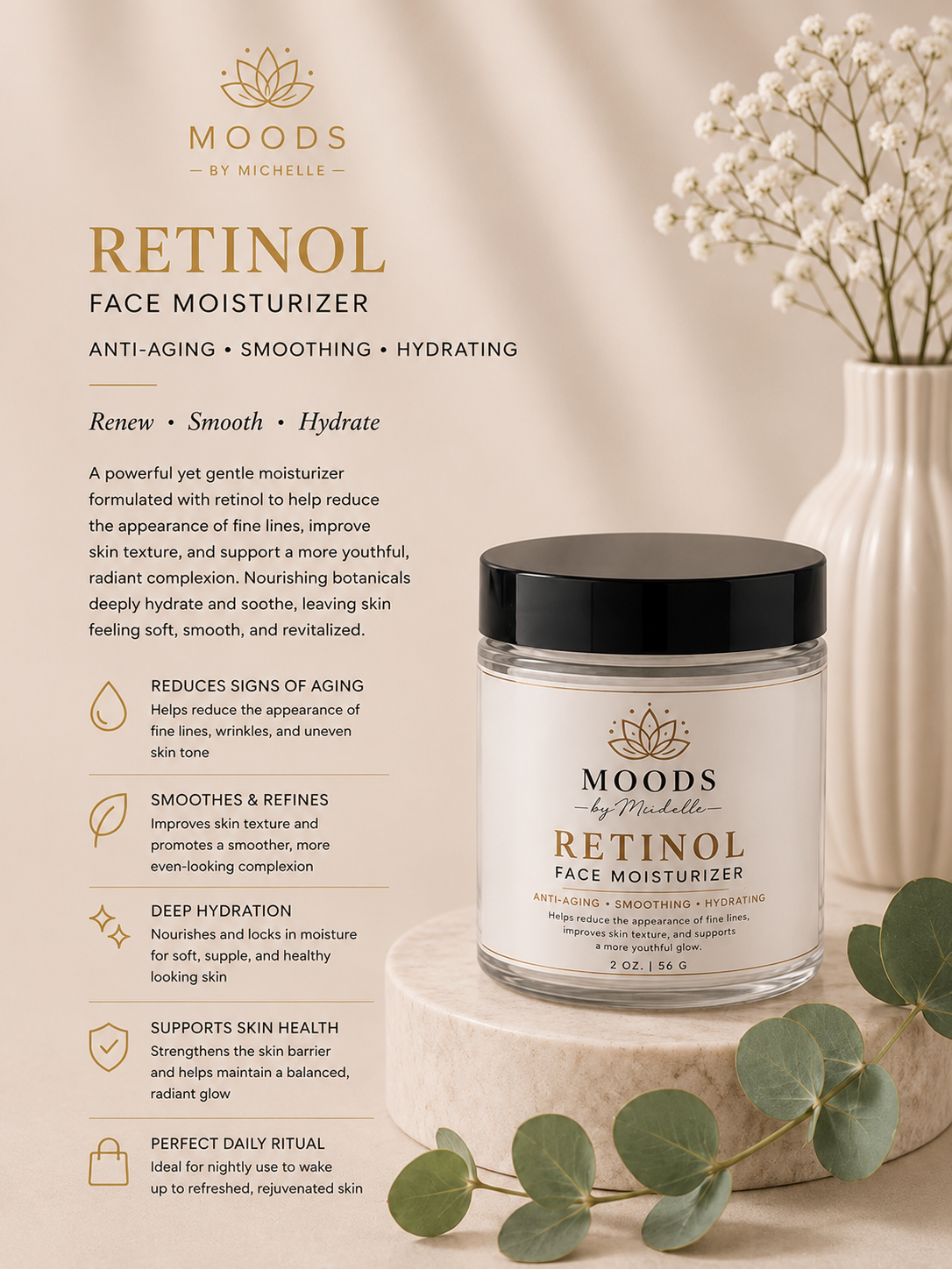 Velvet Rejuvenation - Retinol Face Cream