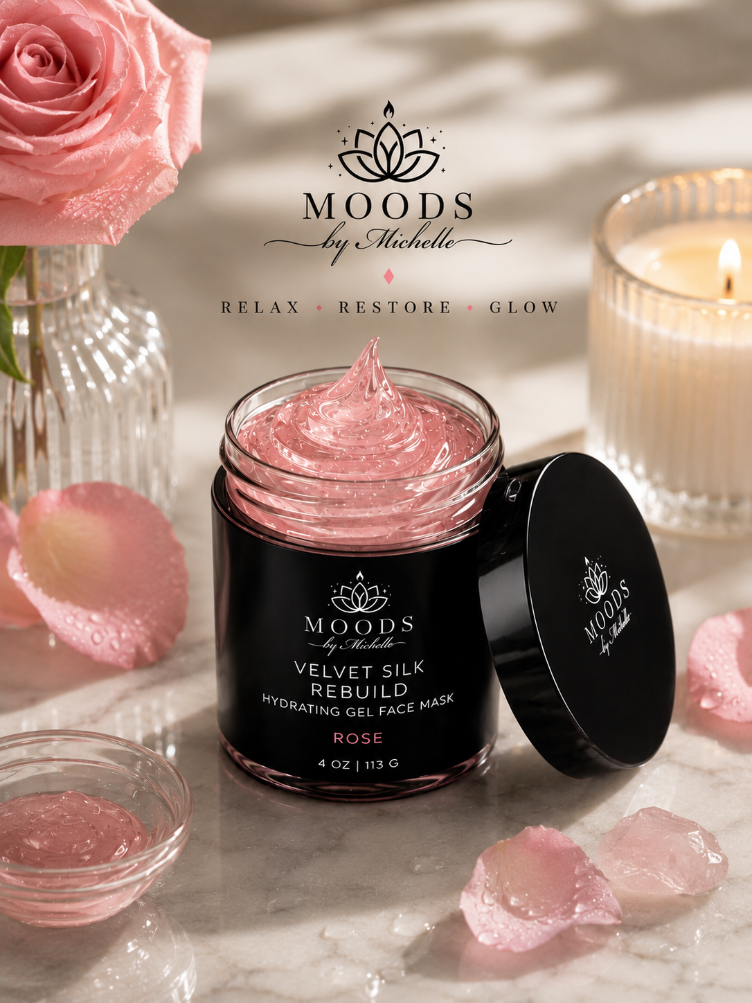 Velvet Silk Rebuild Hydrating Gel Face Mask