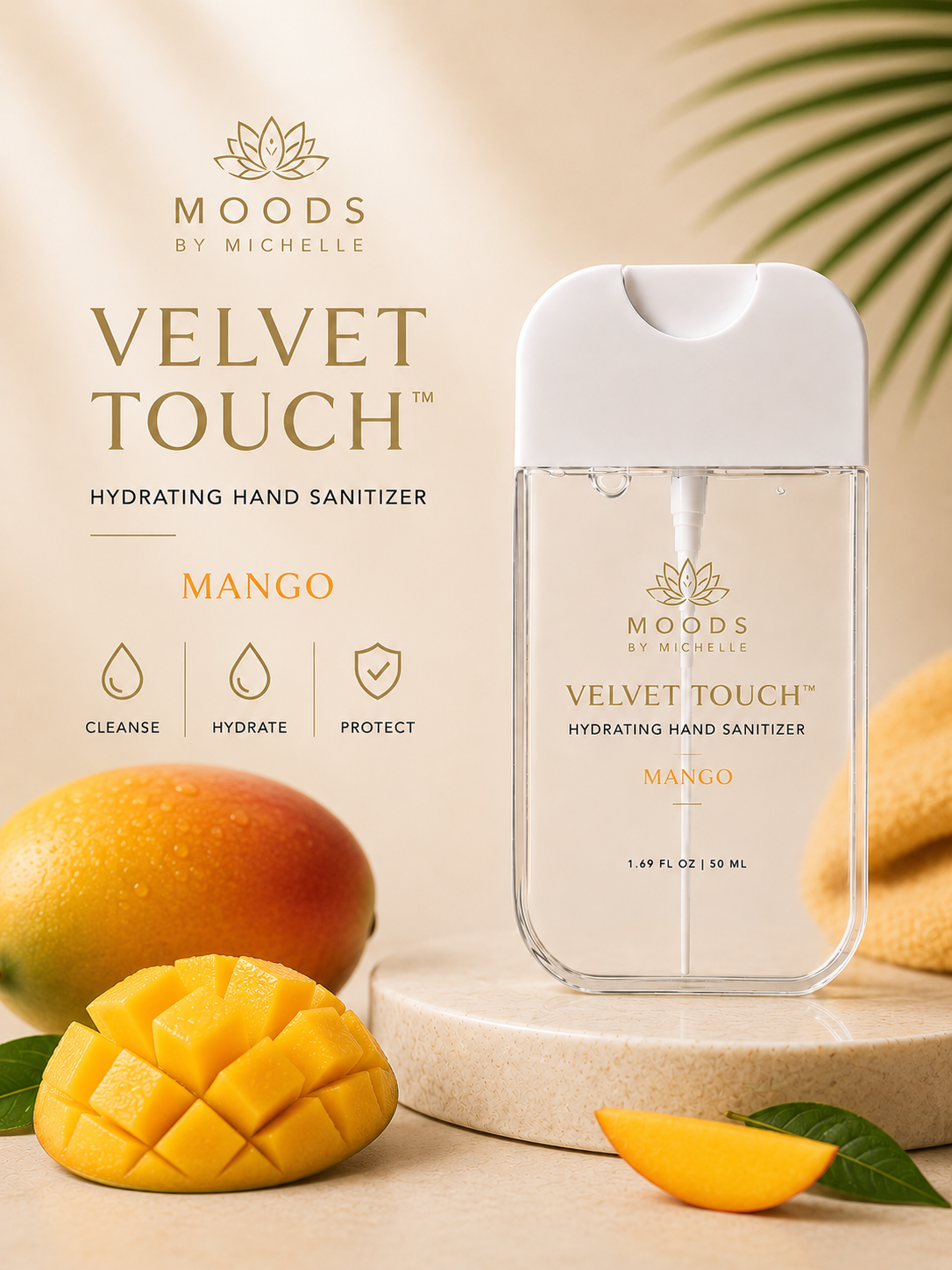 Velvet Touch - Hydrating Hand Sanitizer | 50 mL / 1.69 fl oz