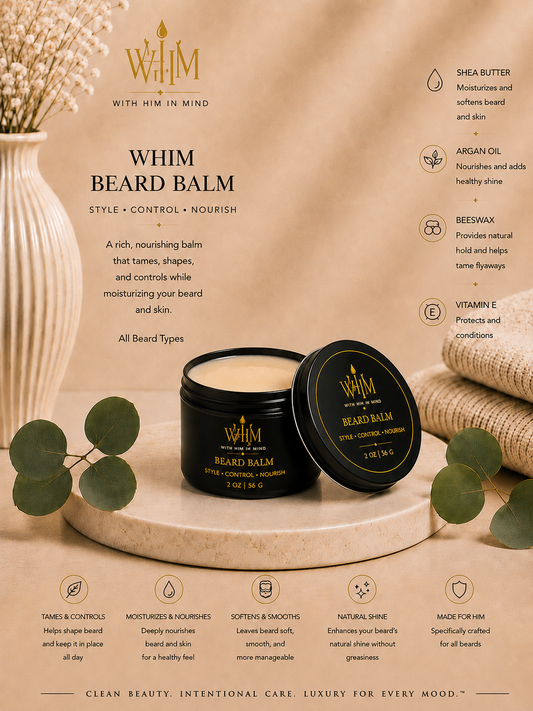 WHIM Beard Balm | 2 oz / 59 mL