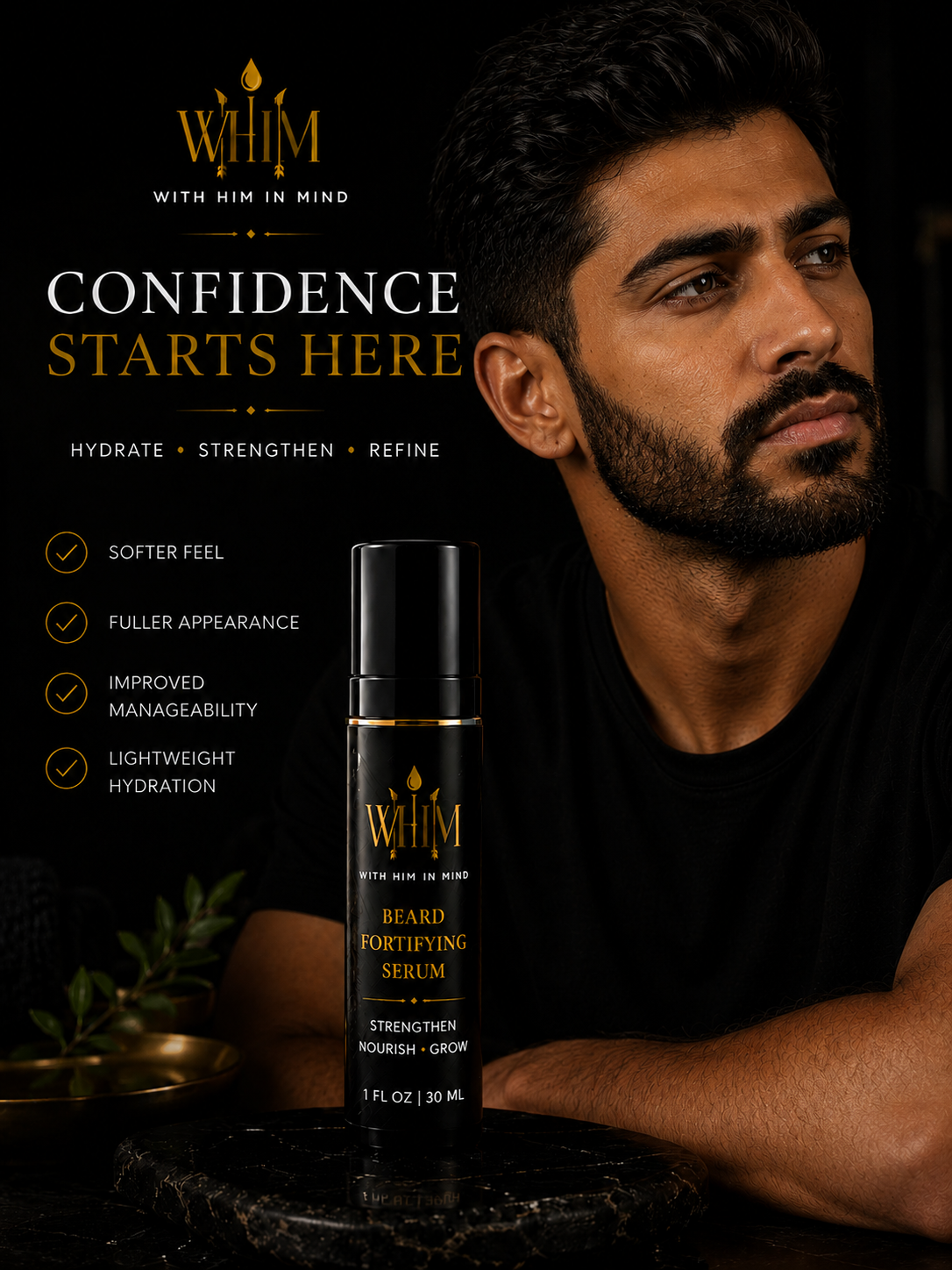 WHIM Beard Fortifying Serum